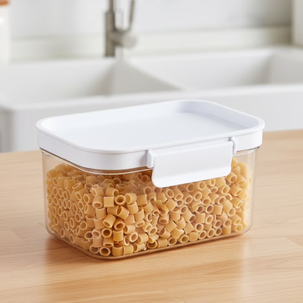 Food Storage Pantry - Contenitore rettangolare piccolo in plastica per