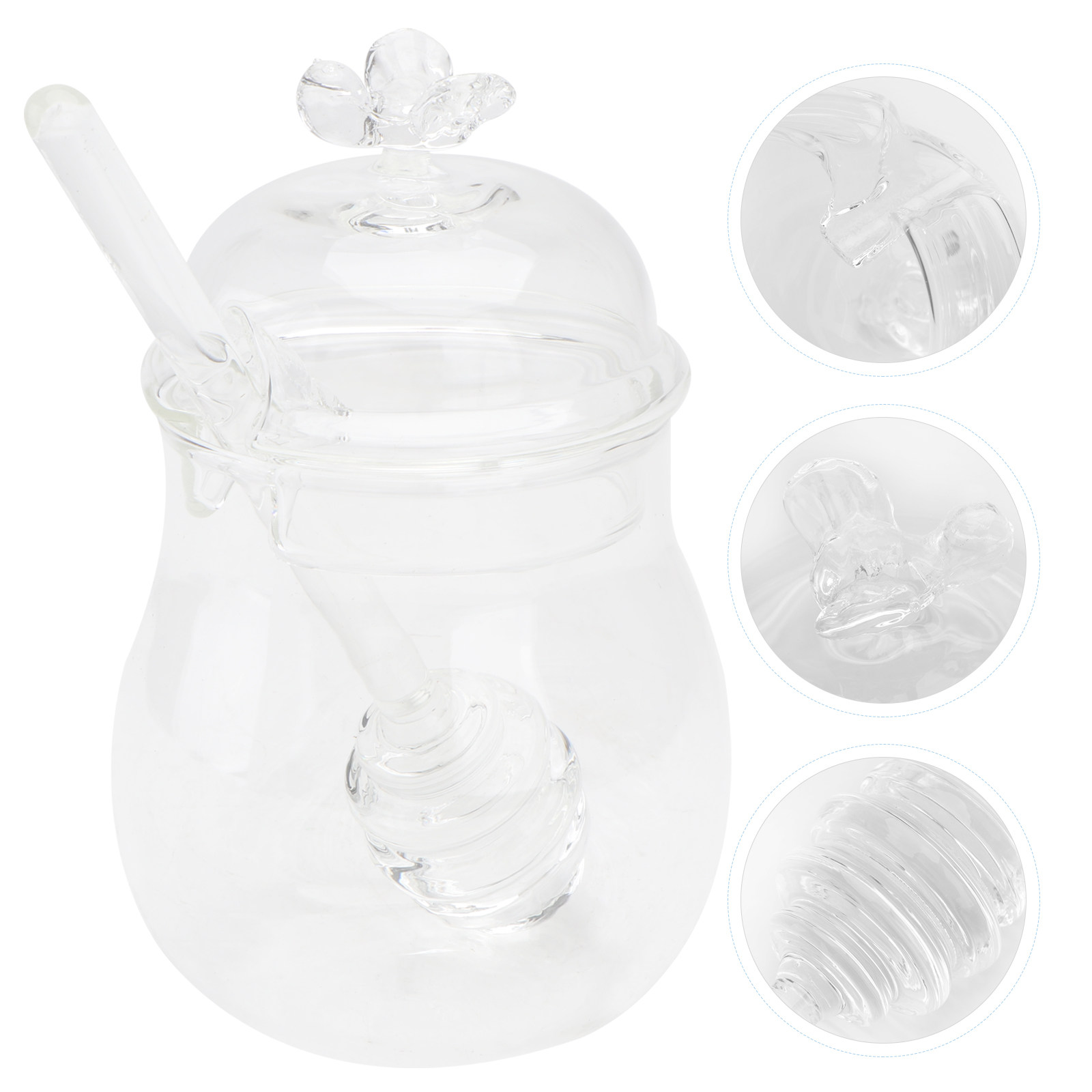 Food Storage Non Toxic - Contenitore in Vetro Trasparente da 250ml