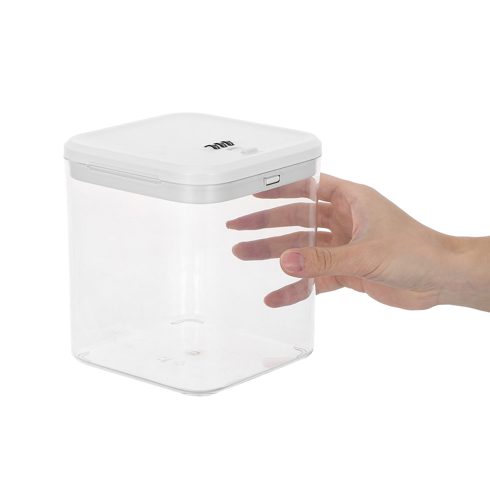 Lock And Lock Food Storage - Scatola Trasparente Impilabile con Serratura per