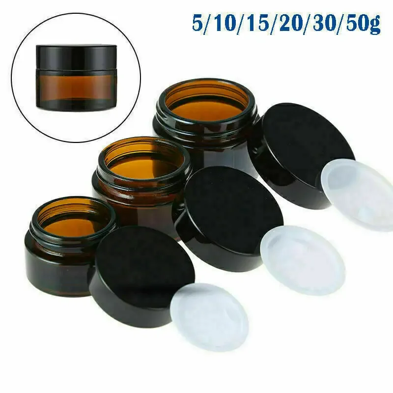 Food Storage Glass Container Set - 2 pz 5 ml/10 ml/15 ml/20