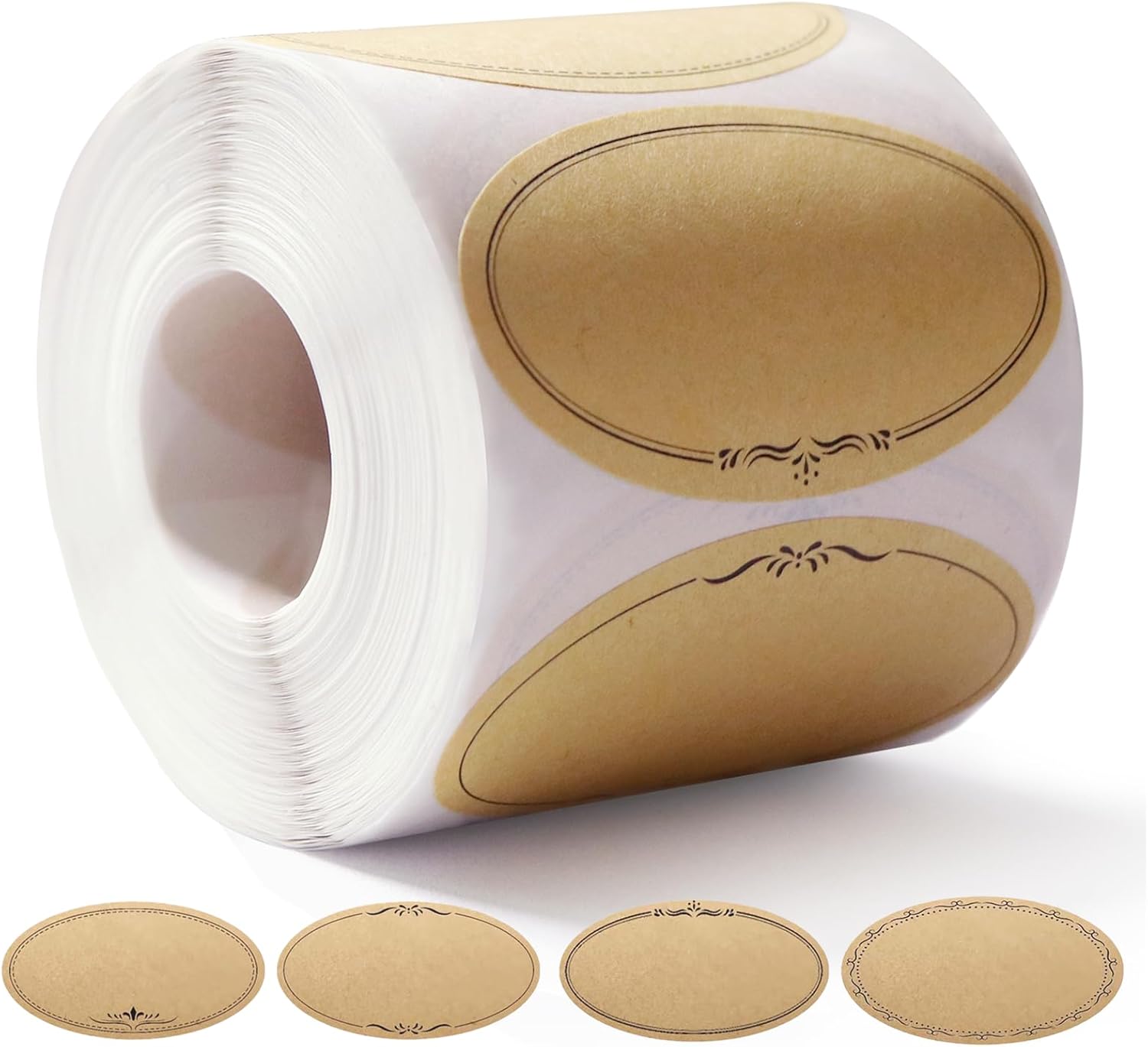 Food Storage Jar Labels - 500 etichette per barattoli Mason da