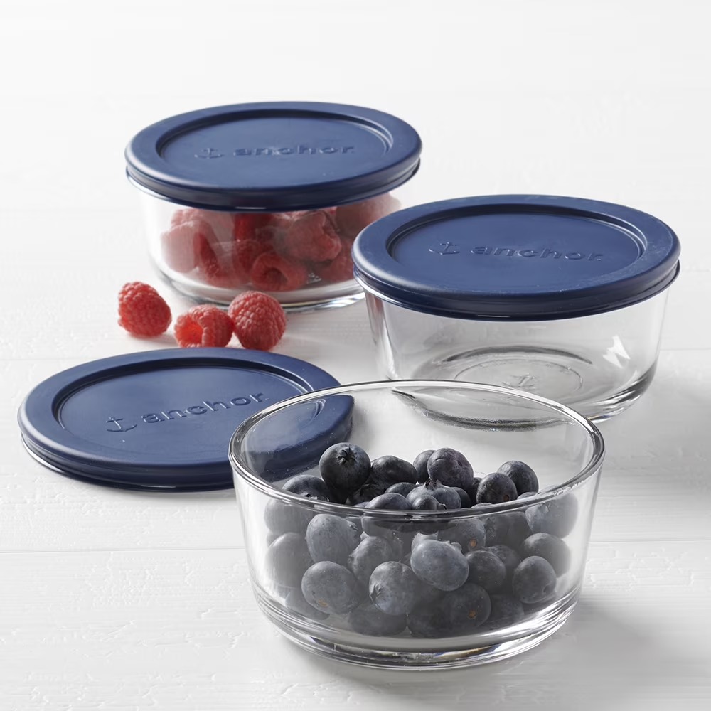 Food Storage Glass Container Set - Contenitori in Vetro per Alimenti Anchor