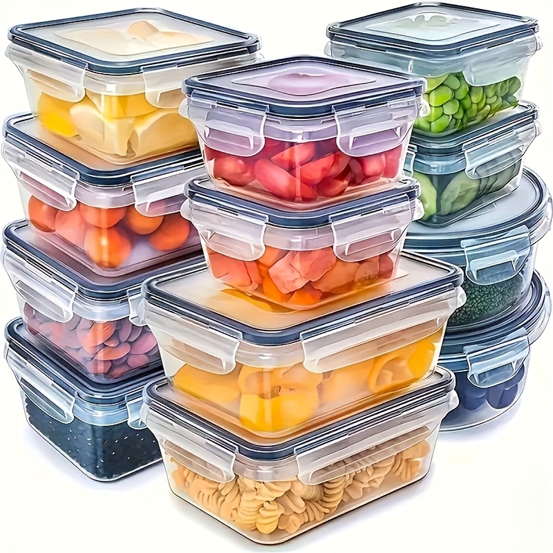 Food Storage Drawer Organizer - Set da 8 Pezzi: 4 Contenitori