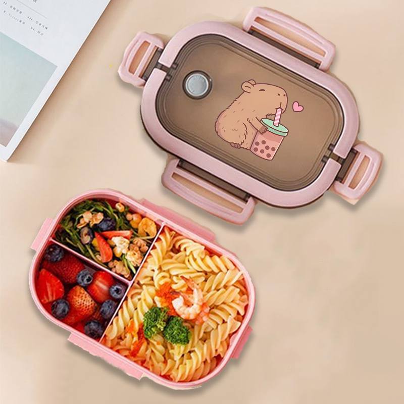 Food Storage In Room - Capybara Bento Lunch Box Anime Animali