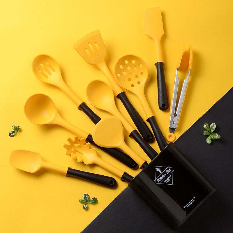 Food Storage Yellow - 10PCS utensili da cucina gialli per
