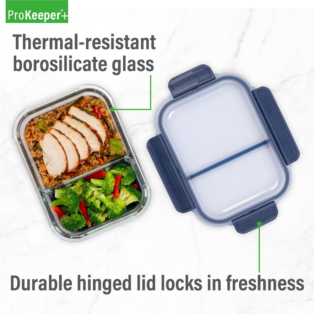Food Storage Non Toxic - Contenitori Premium in Vetro Borosilicato per