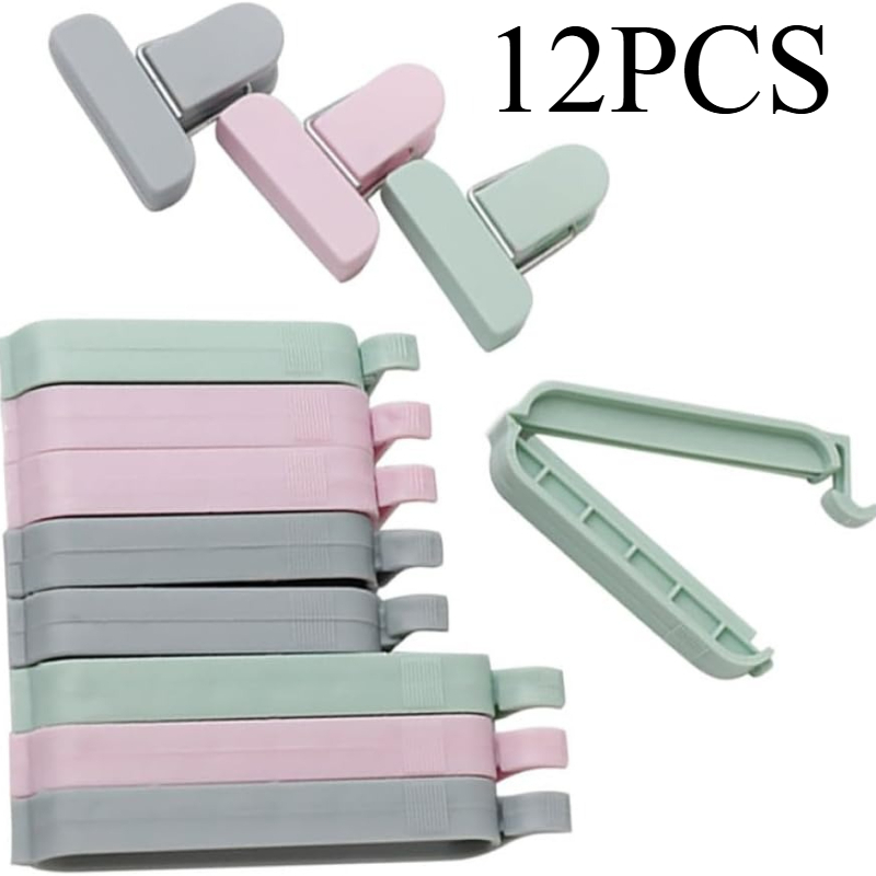 Food Storage Plastic Bag - 12 Pezzi Clip Sigillanti in Plastica