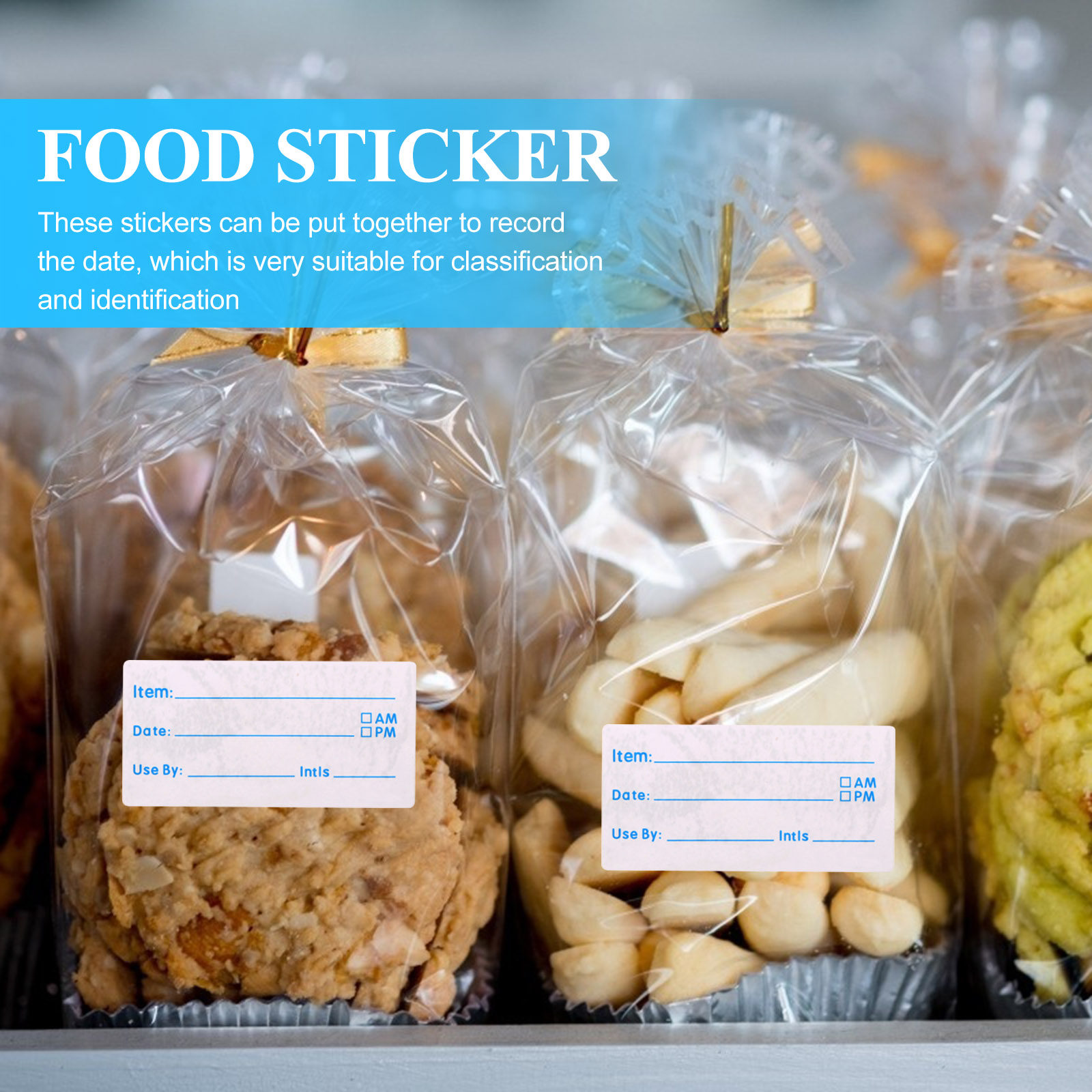 Food Storage Jar Labels - 500 Pezzi Etichette Adesive Scrivibili per