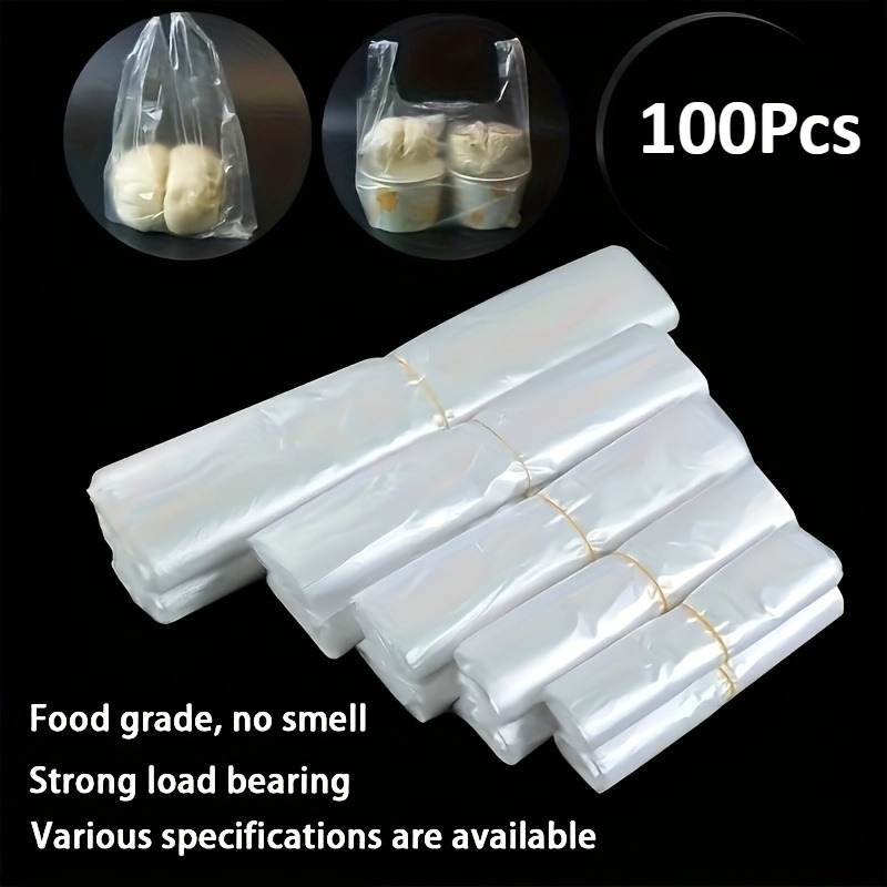 Food Storage Plastic Bag - 100 sacchetti di plastica usa e