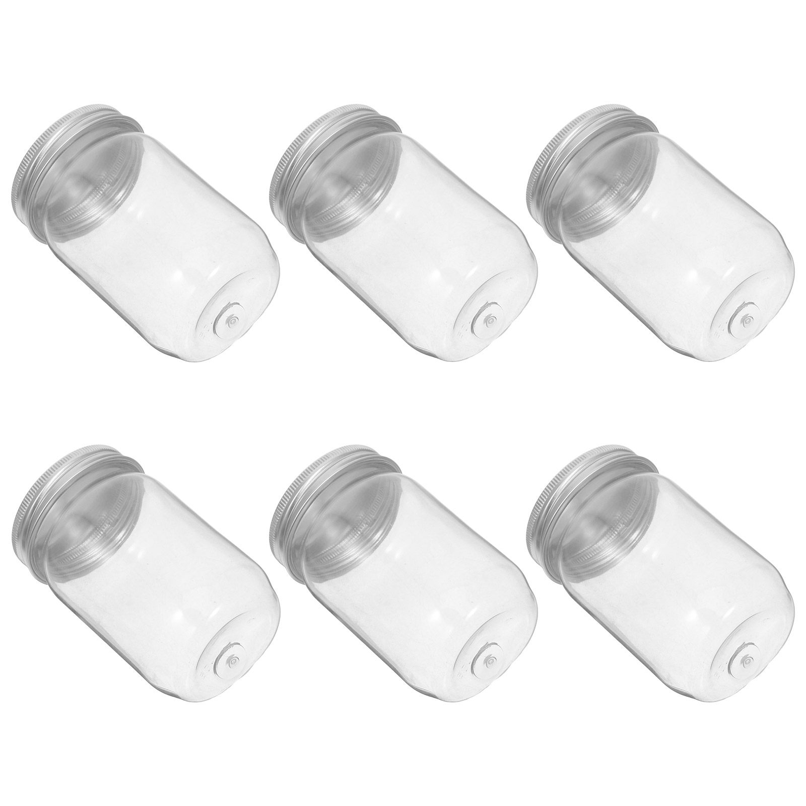 Food Storage Lid - Set di 6 Barattoli in Plastica
