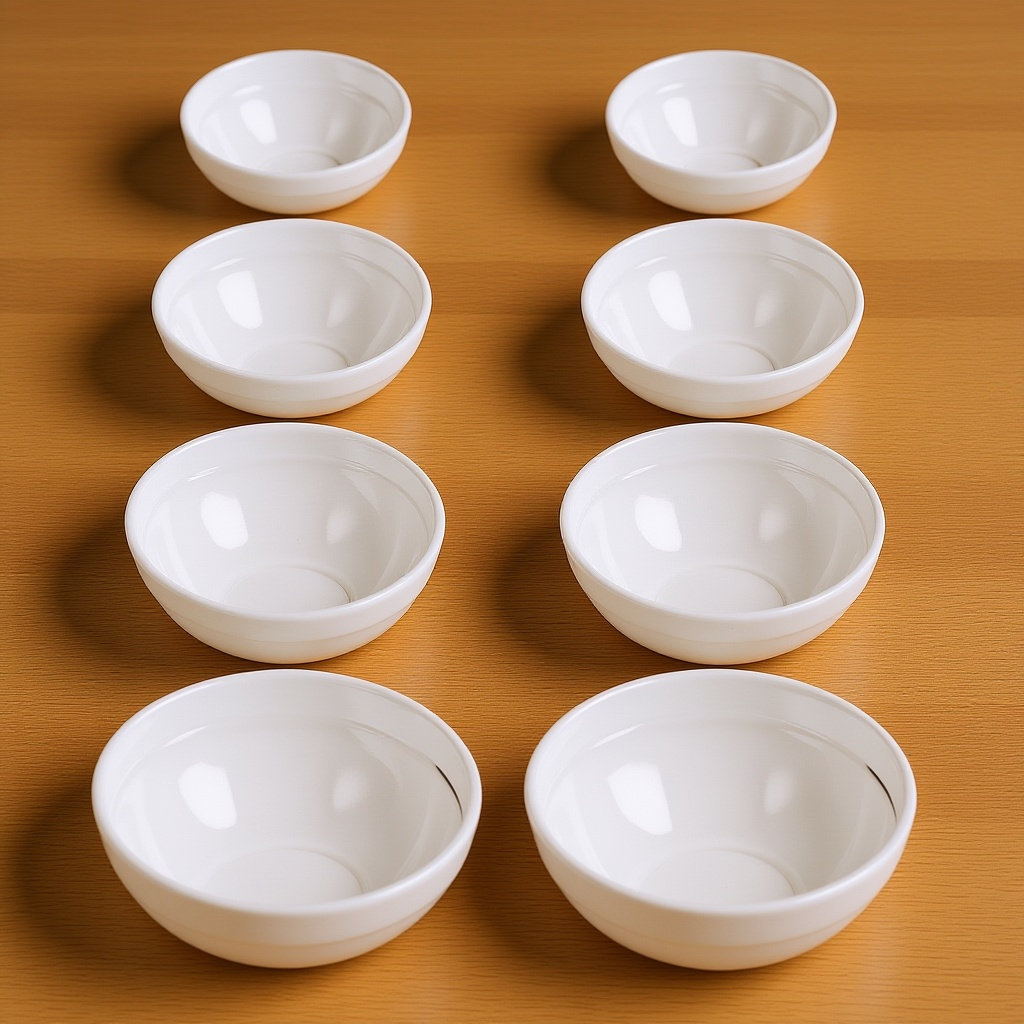 Food Storage Non Toxic - Set di 8 Ciotole in Acrilico