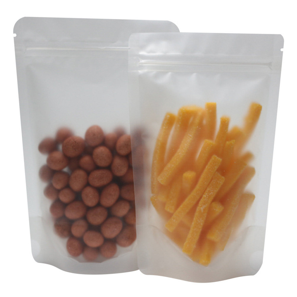 Food Storage Plastic Bag - 100 Sacchetti Autosigillanti Trasparenti in Plastica