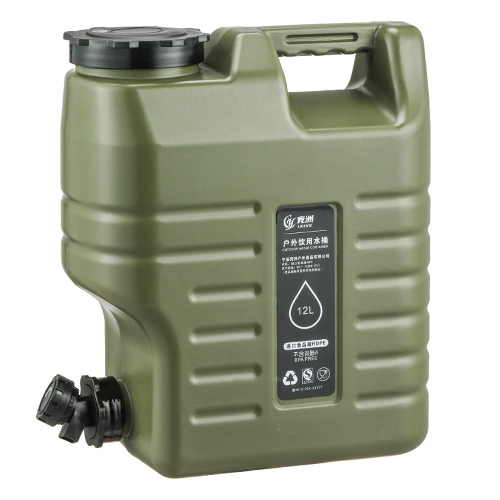 Food Storage Emergency - Contenitore d'Acqua da Campeggio 3,2 Galloni/12L,