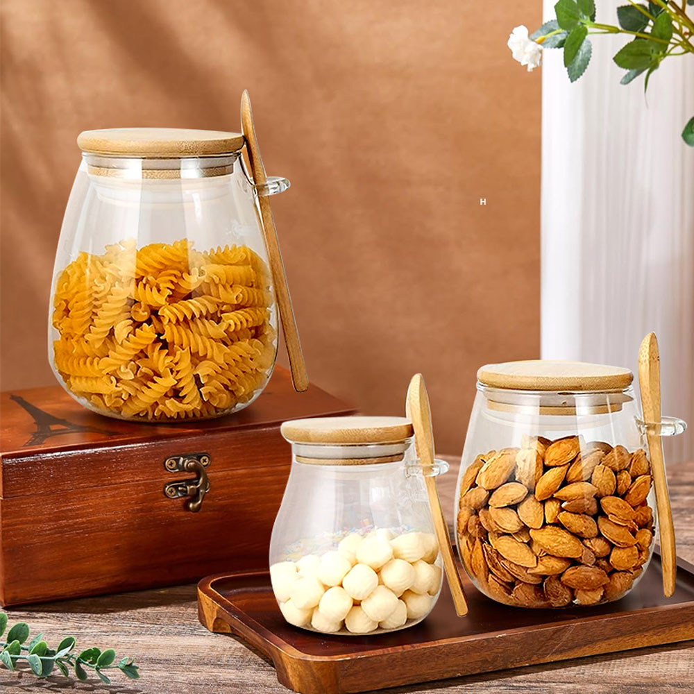 Barattolo di vetro sigillato d - Food Storage Glass Container Set recensione e prezzo