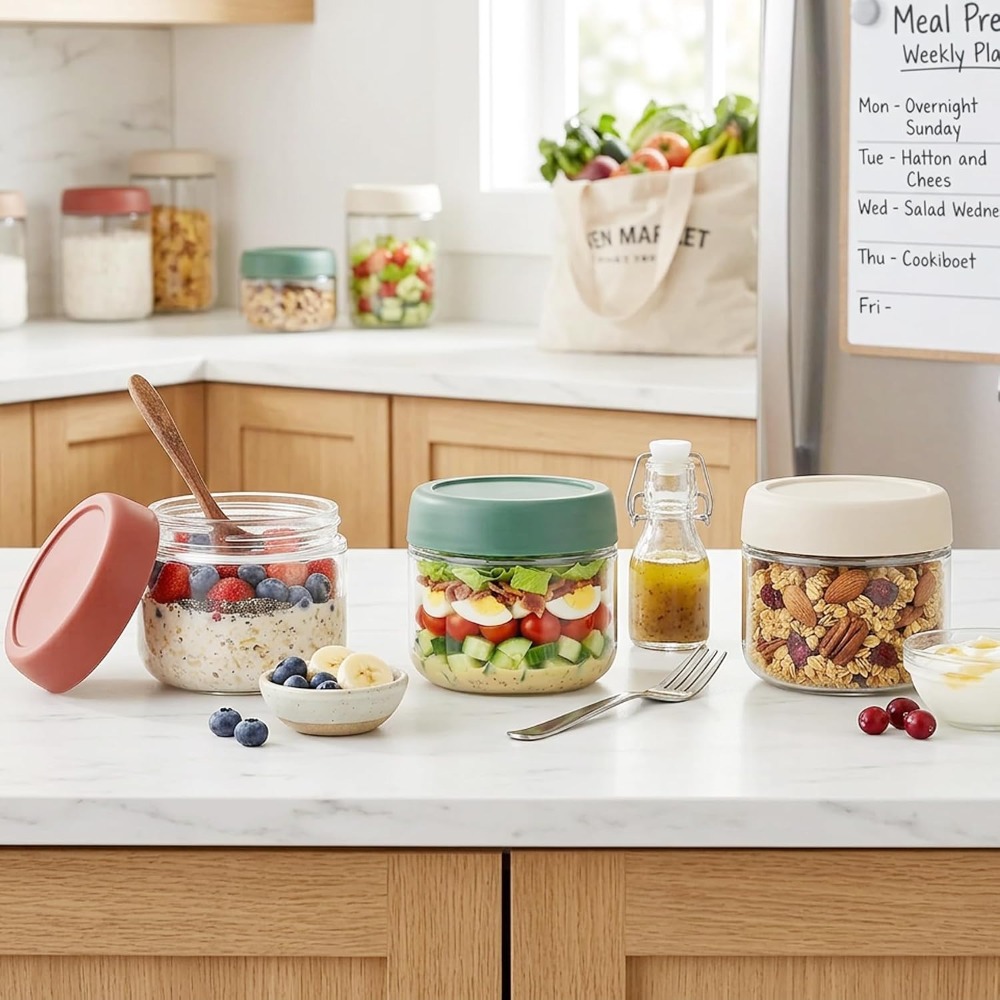 Set di 3 Barattoli in Vetro da - Food Storage And Containers recensione e prezzo