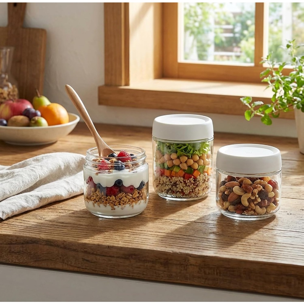 Set di 3 Barattoli in Vetro da - Food Storage And Containers recensione e prezzo