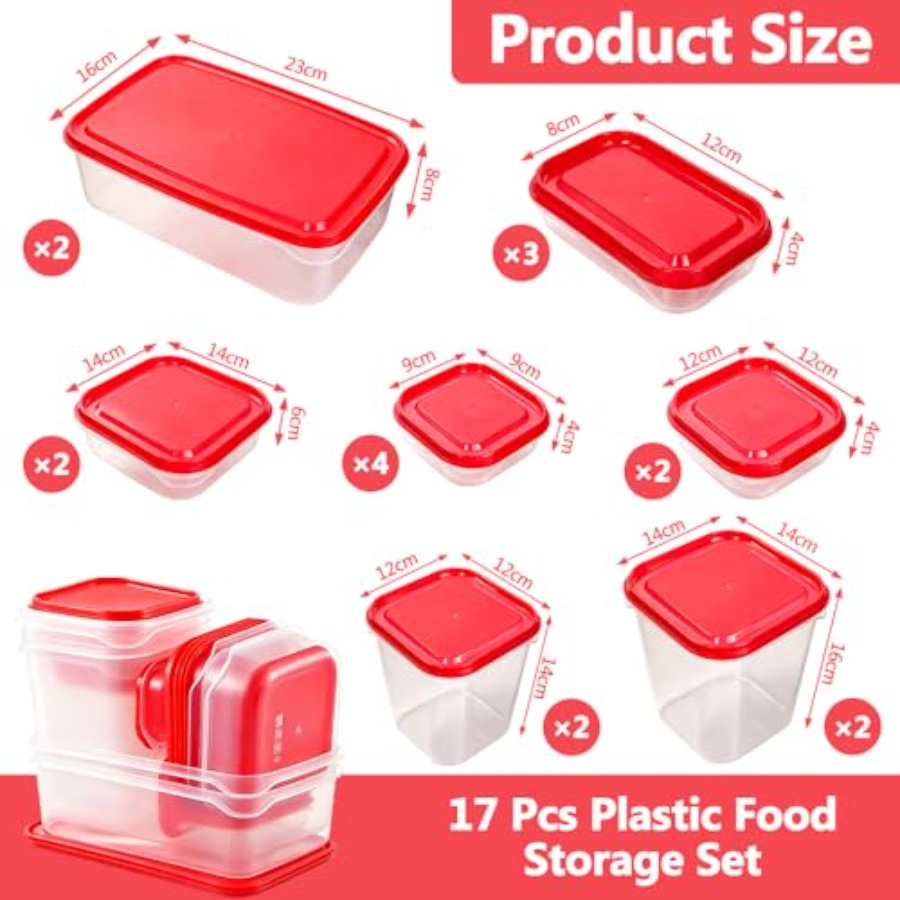Set di 17 Contenitori per Alim - Food Storage Lid recensione e prezzo