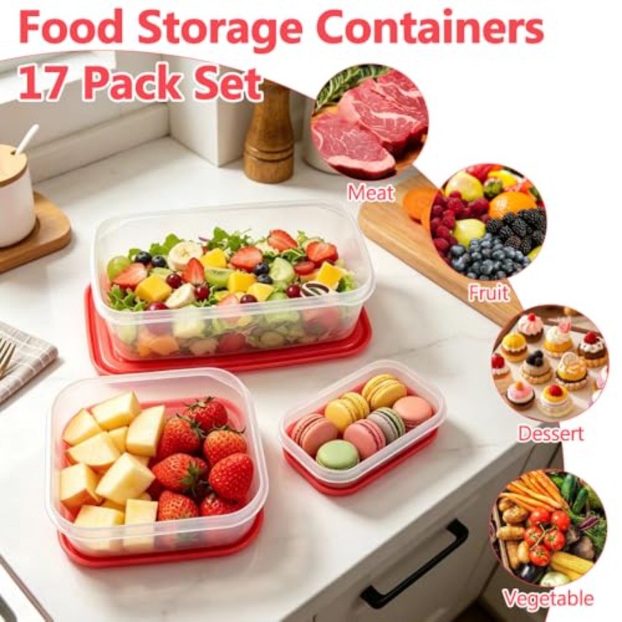 Set di 17 Contenitori per Alim - Food Storage Lid recensione e prezzo
