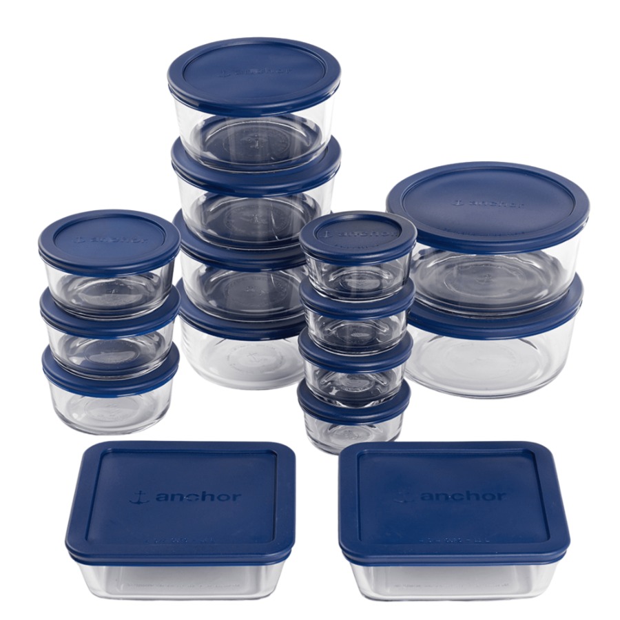 Set di 30 Contenitori in Vetro - Food Storage Glass Container Set recensione e prezzo