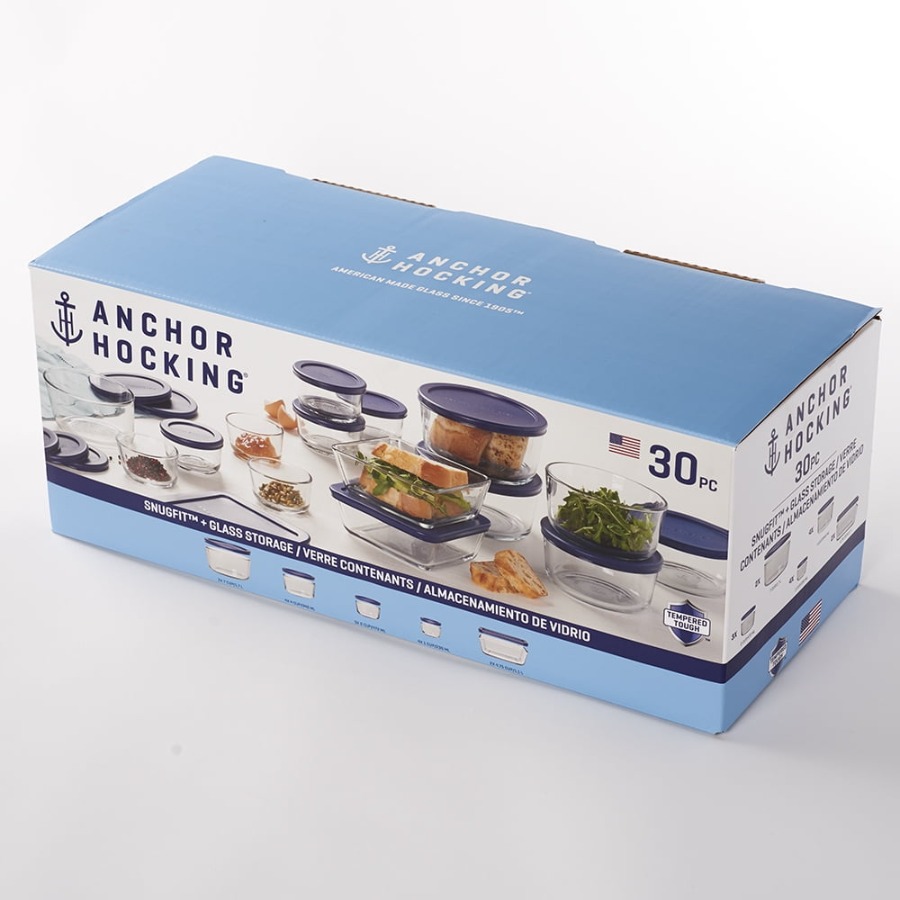 Set di 30 Contenitori in Vetro - Food Storage Glass Container Set recensione e prezzo