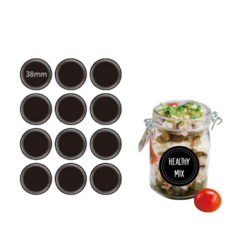 Adesivi per lavagna rotondi im - Food Storage Jar Labels recensione e prezzo