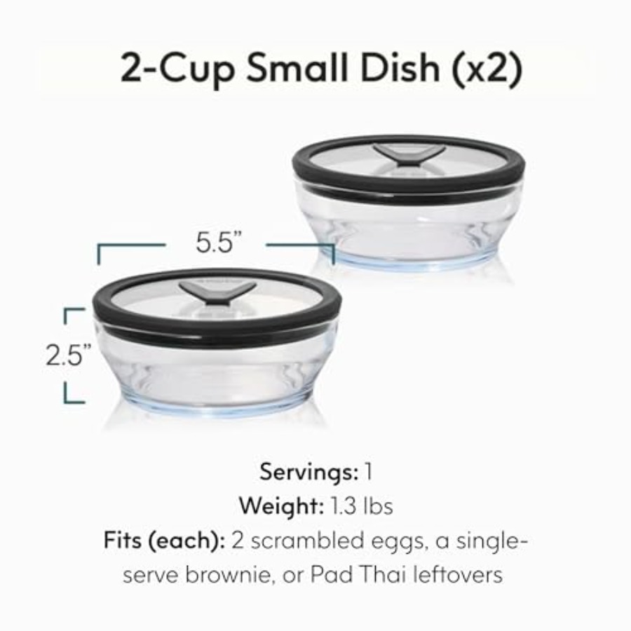 Set di 2 Contenitori in Vetro  - Food Storage Glass Container Set recensione e prezzo