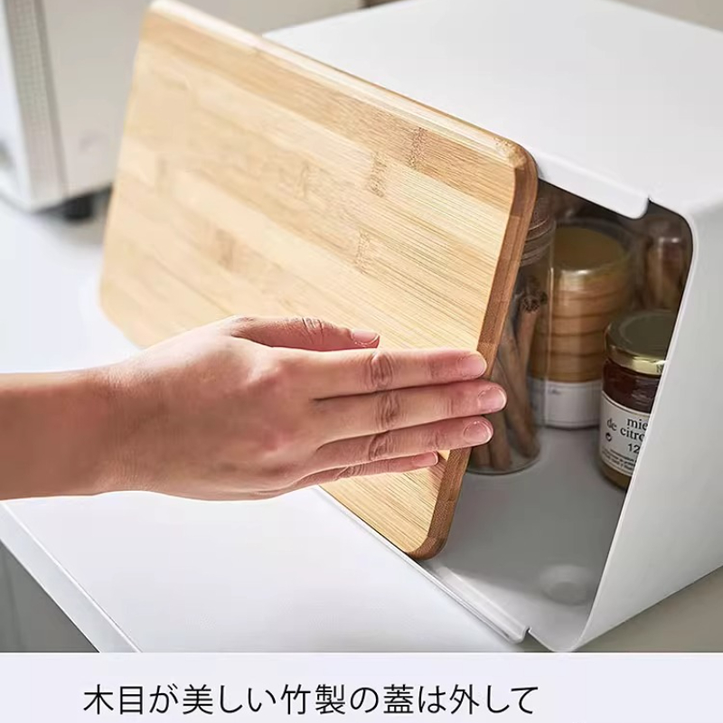 Scatola per il pane in bambù p - Food Storage Pantry recensione e prezzo