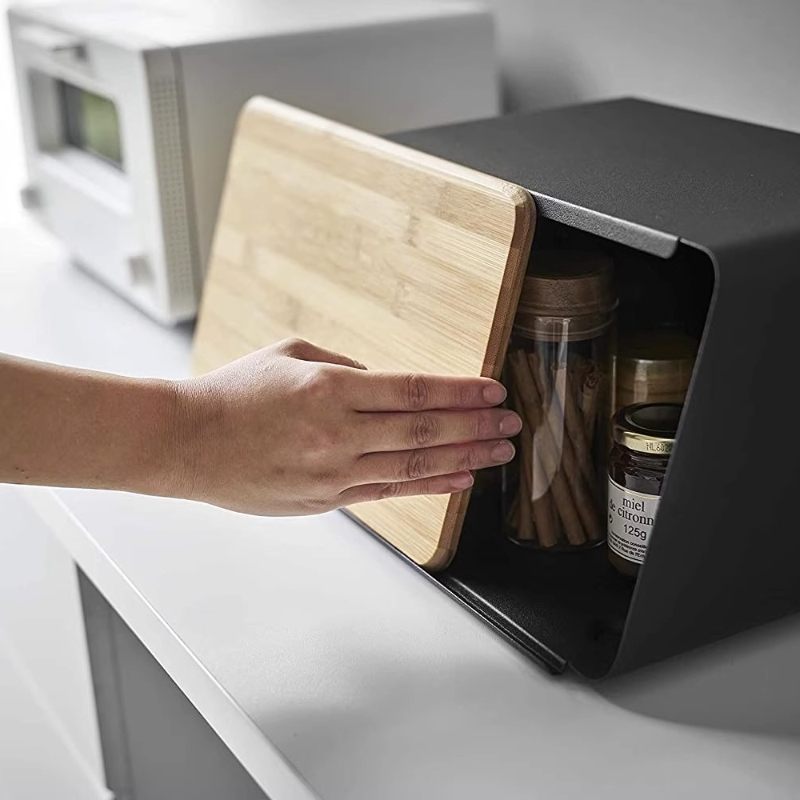 Scatola per il pane in bambù p - Food Storage Pantry recensione e prezzo