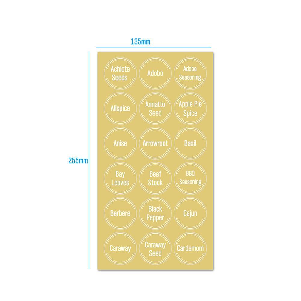 Set di 144 Etichette Trasparen - Food Storage Jar Labels recensione e prezzo