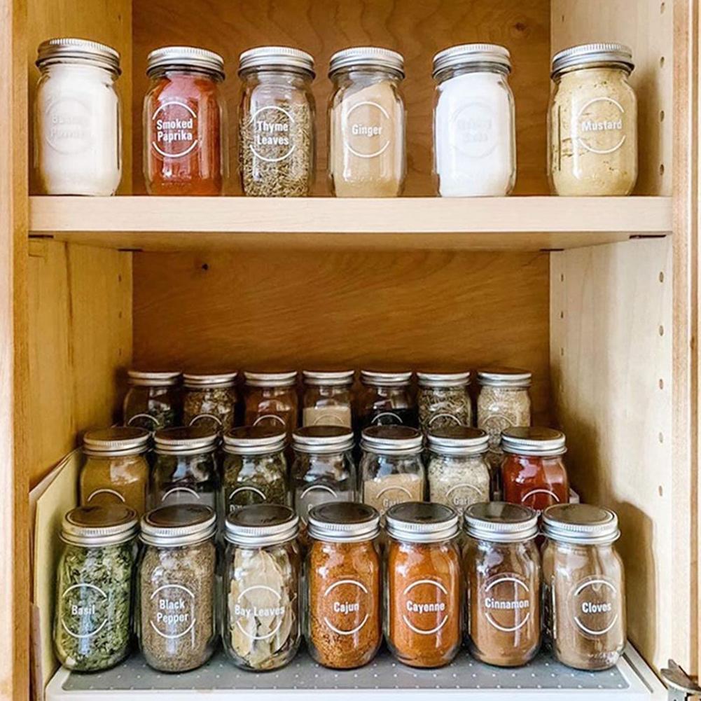 Set di 144 Etichette Trasparen - Food Storage Jar Labels recensione e prezzo