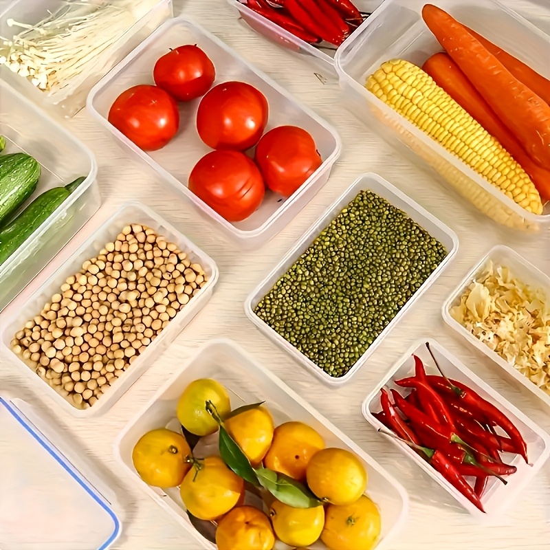 Set da 8 Pezzi: 4 Contenitori  - Food Storage Drawer Organizer recensione e prezzo