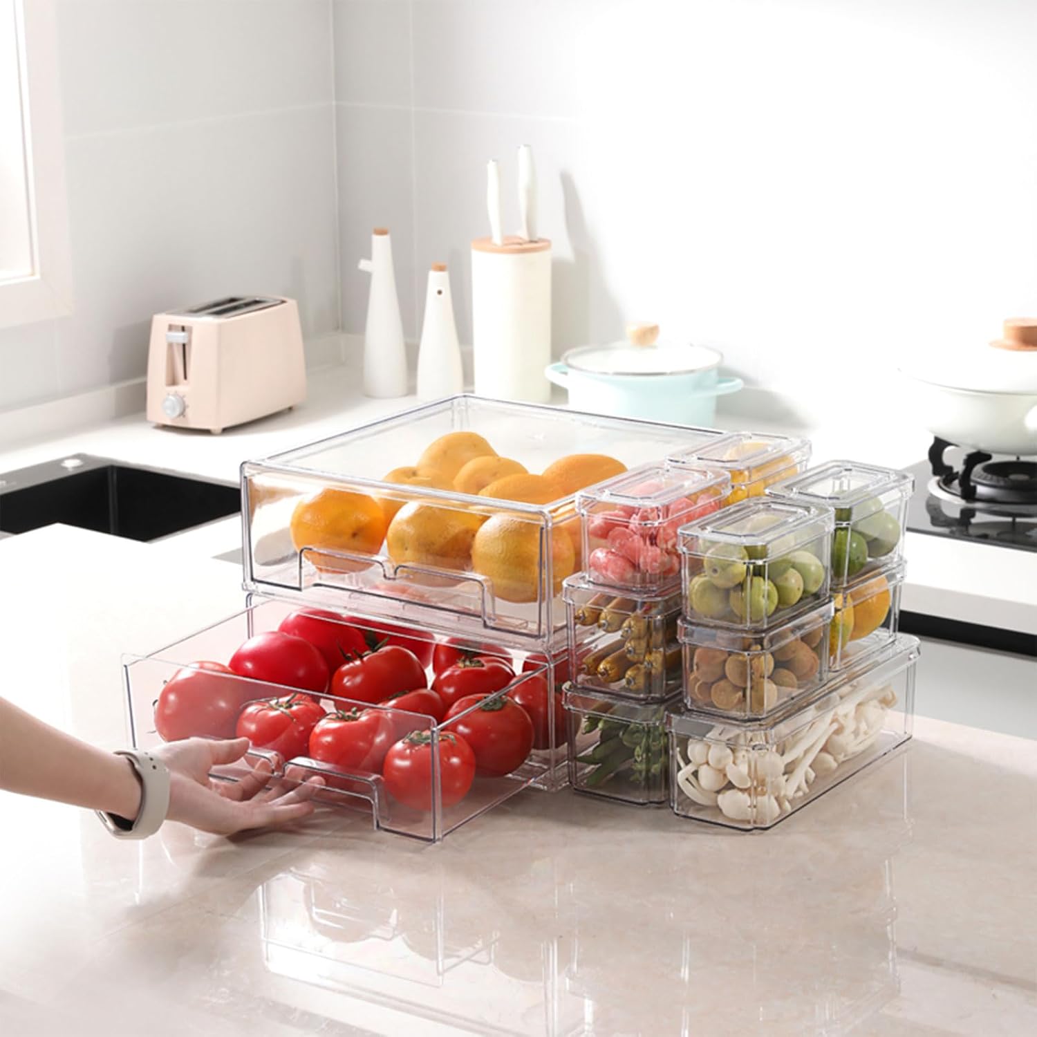 Set da 10/14 Contenitori Organ - Food Storage Without Plastic recensione e prezzo