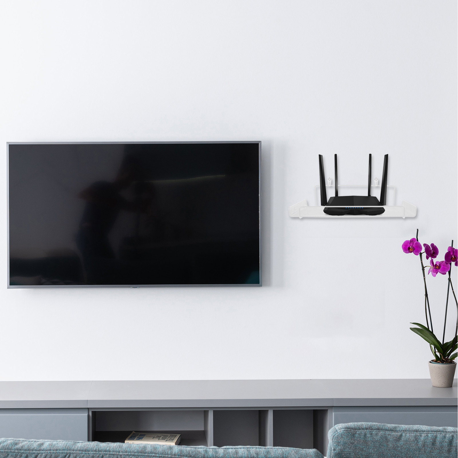 Supporto a Parete per Router,  - Food Storage In Room recensione e prezzo