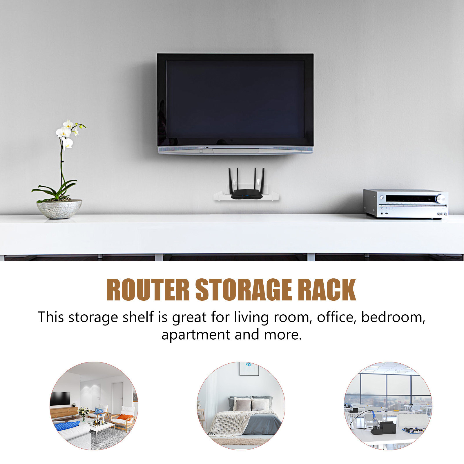 Supporto a Parete per Router,  - Food Storage In Room recensione e prezzo