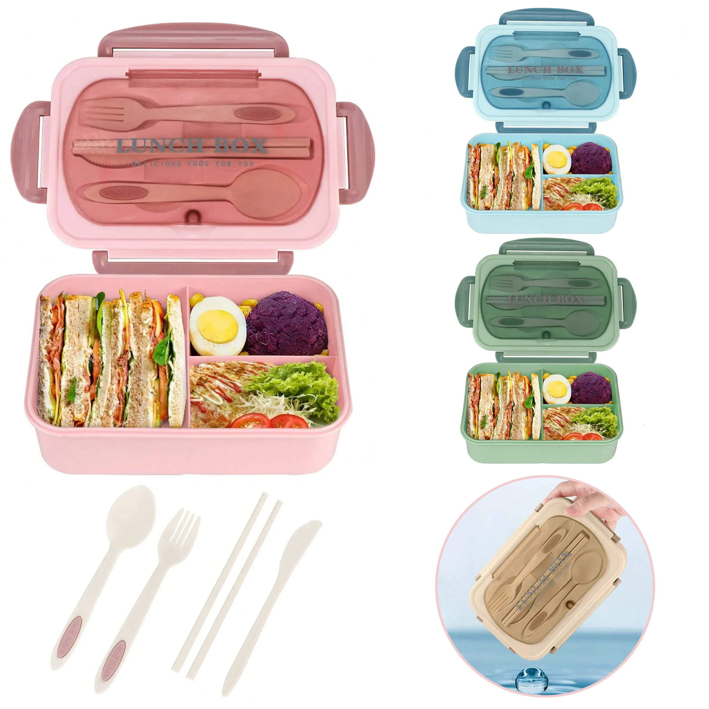 Bento Box Lunch Box per adulti - Food Storage Drawer Organizer recensione e prezzo