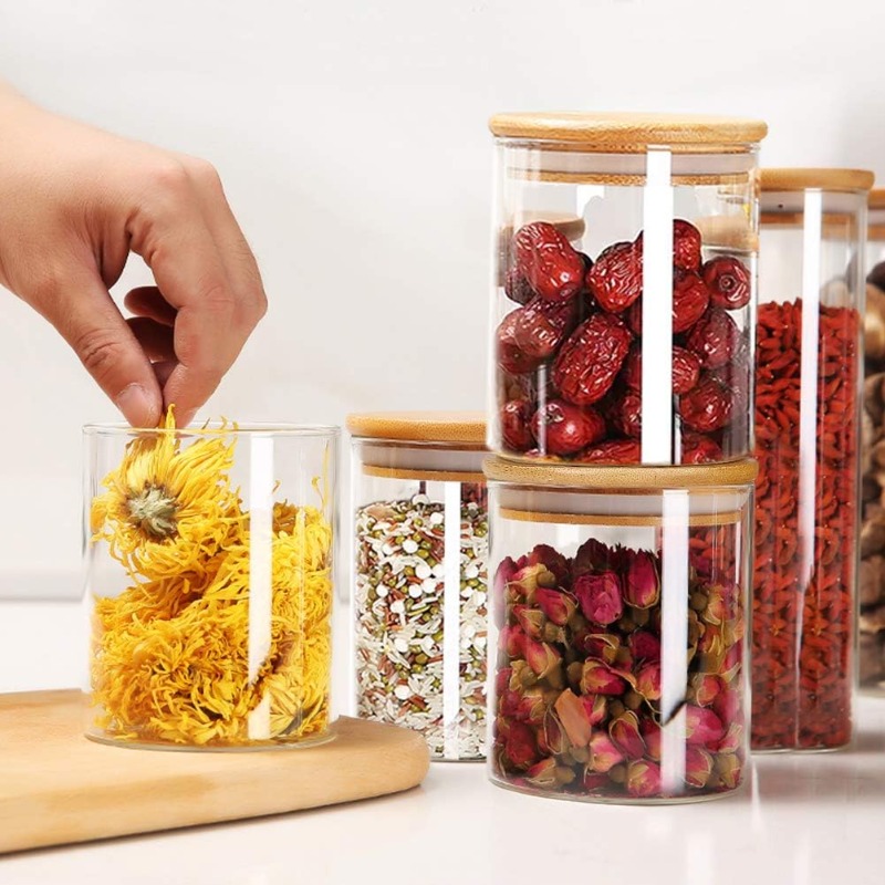 Set di 12 vasetti di vetro con - Food Storage Jar Labels recensione e prezzo