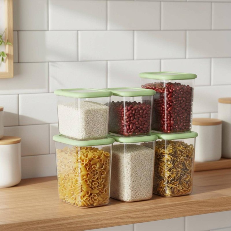 Set di 6 Contenitori Ermetici  - Food Storage Pantry recensione e prezzo
