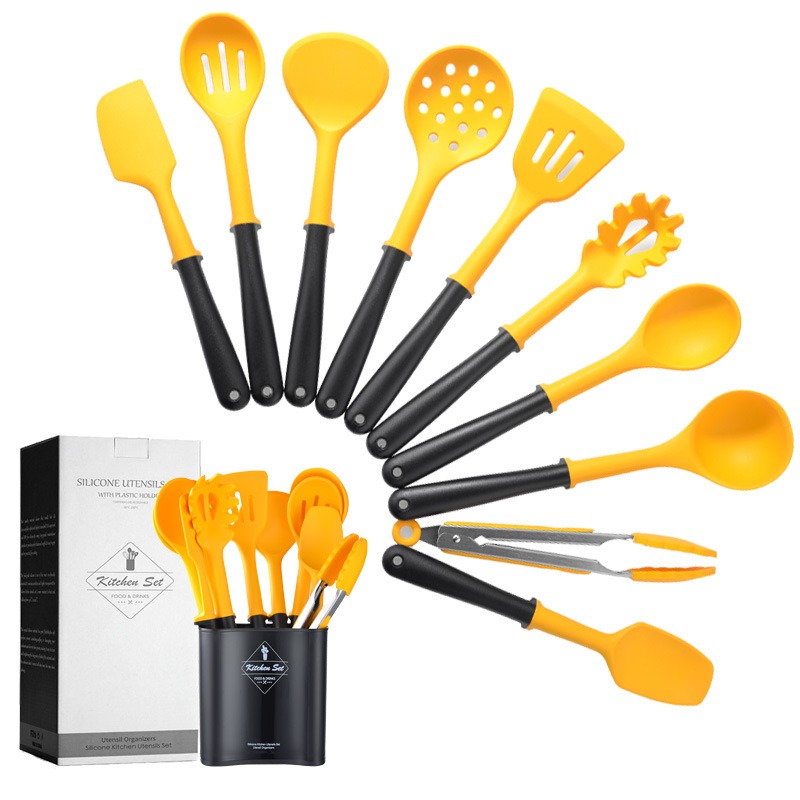10PCS utensili da cucina giall - Food Storage Yellow recensione e prezzo