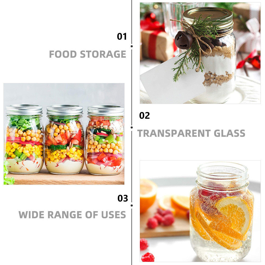 Set di 6 Barattoli in Vetro Tr - Food Storage Lid recensione e prezzo