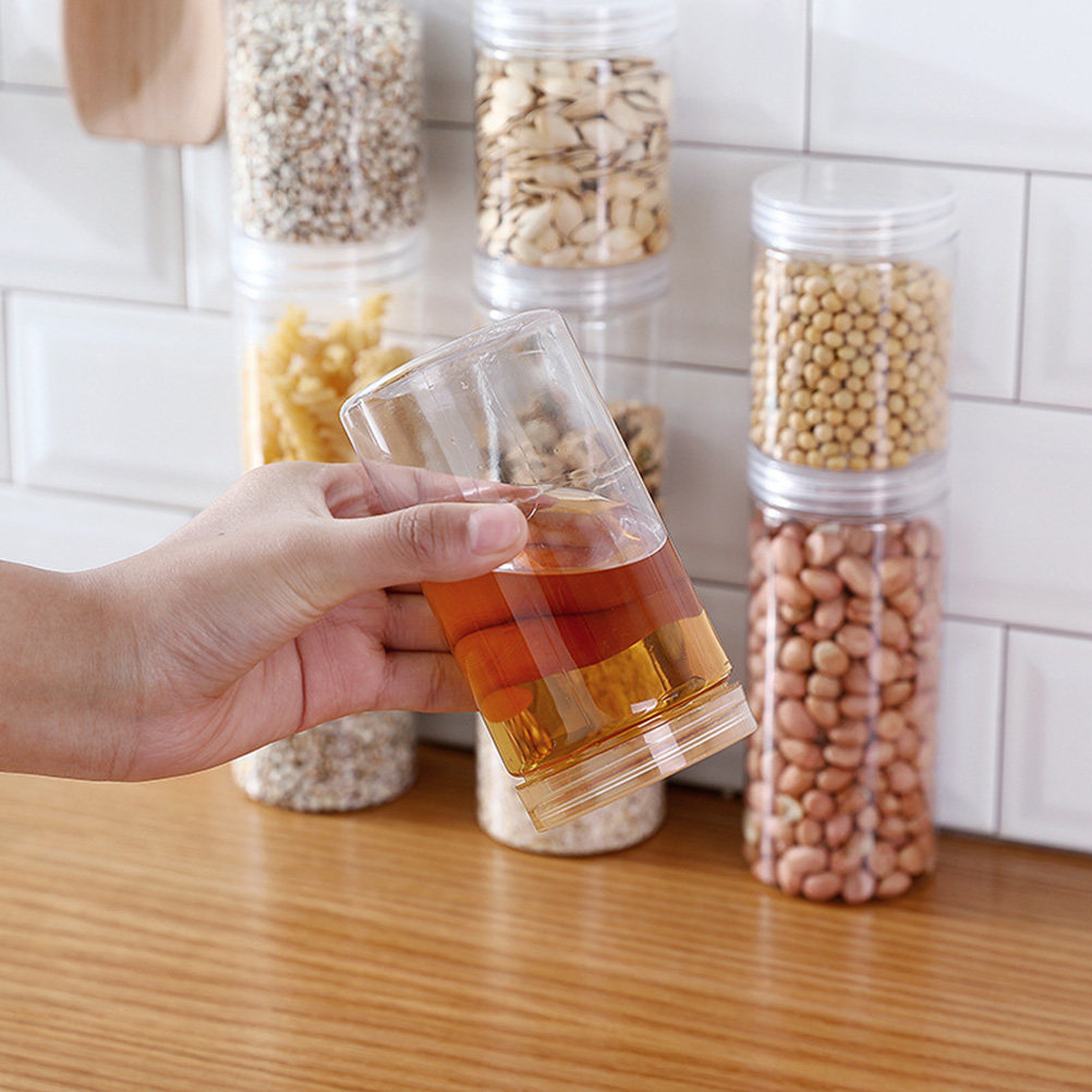 10 barattoli trasparenti in pl - Food Storage Lid recensione e prezzo