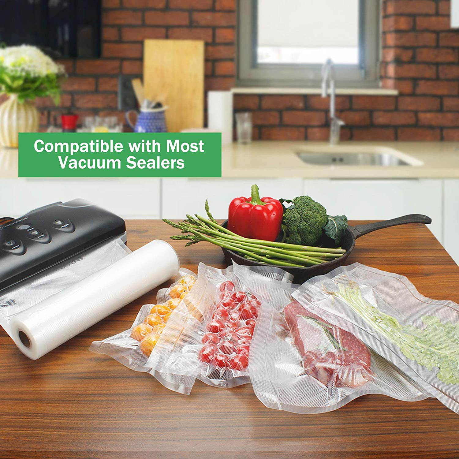 Sacchetti sottovuoto per alime - Food Storage Bag Organizer recensione e prezzo