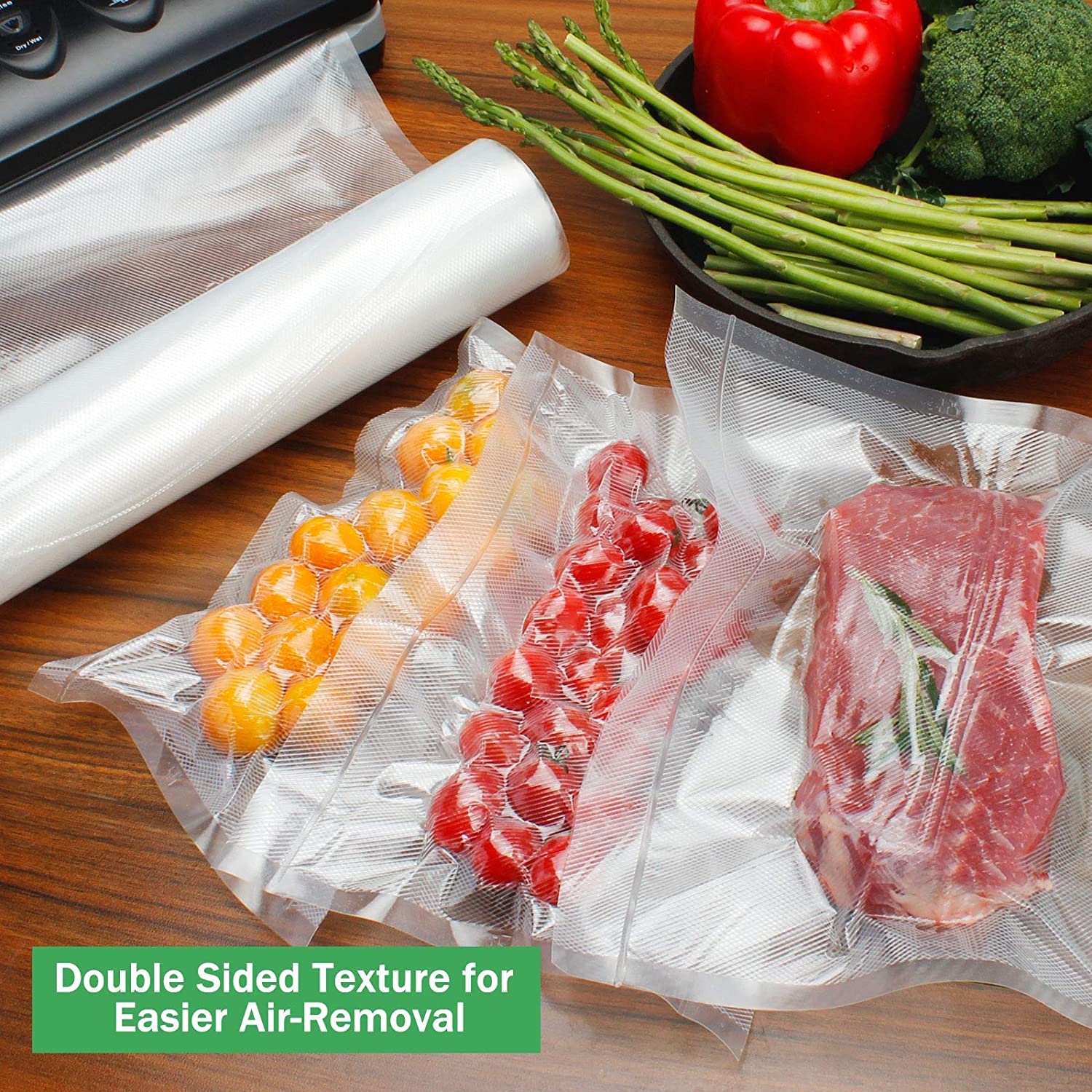 Sacchetti sottovuoto per alime - Food Storage Bag Organizer recensione e prezzo