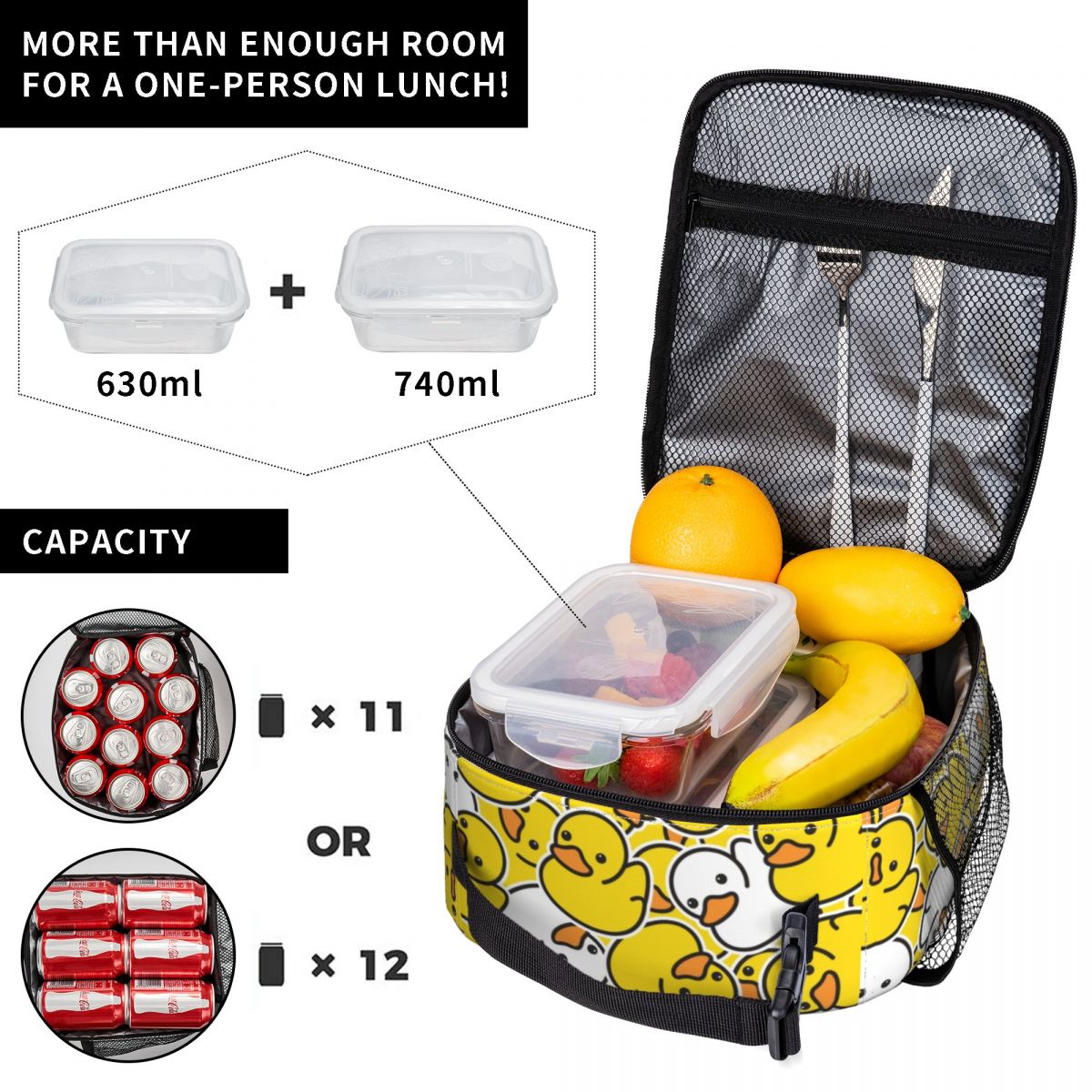 Borsa per il pranzo termica is - Food Storage Yellow recensione e prezzo