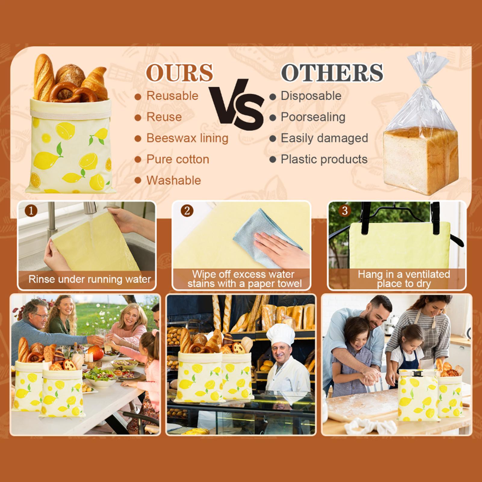 Sacchetti per il pane Sacchett - Food Storage Plastic Bag recensione e prezzo