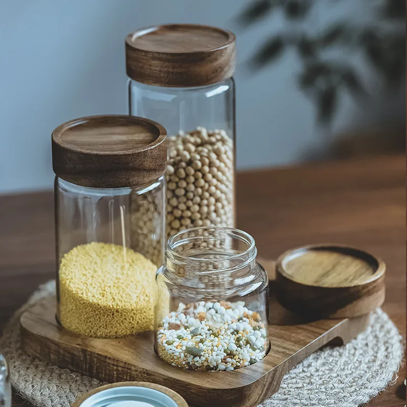 Coperchio in legno Orgnizer co - Food Storage Glass Container Set recensione e prezzo