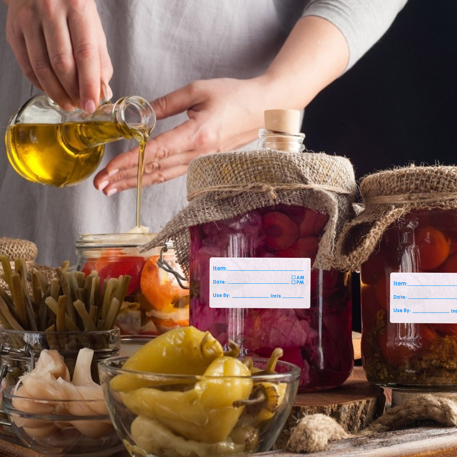 500 Pezzi Etichette Adesive Sc - Food Storage Jar Labels recensione e prezzo