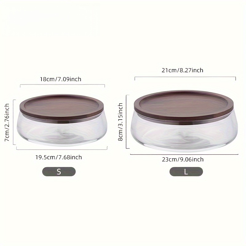 Set di 2 barattoli in vetro co - Food Storage Glass Container Set recensione e prezzo