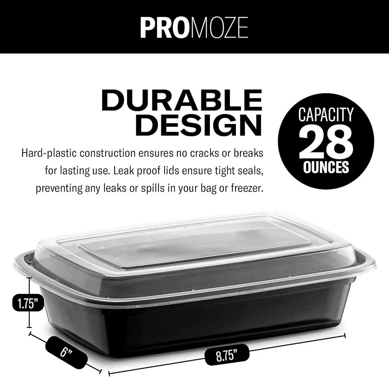 Confezione da 50 contenitori r - Food Storage Without Plastic recensione e prezzo