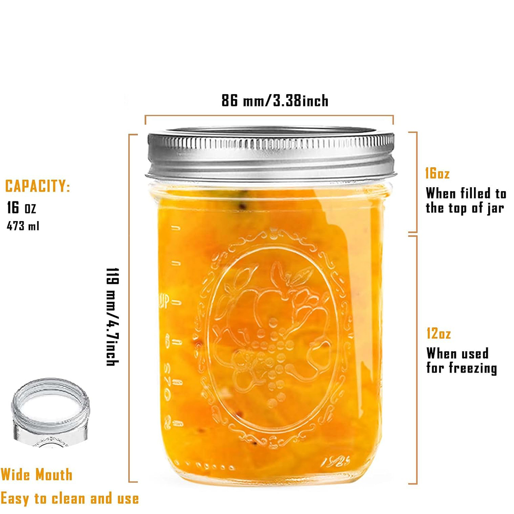 Barattoli Mason da 16oz a bocc - Food Storage Lid recensione e prezzo