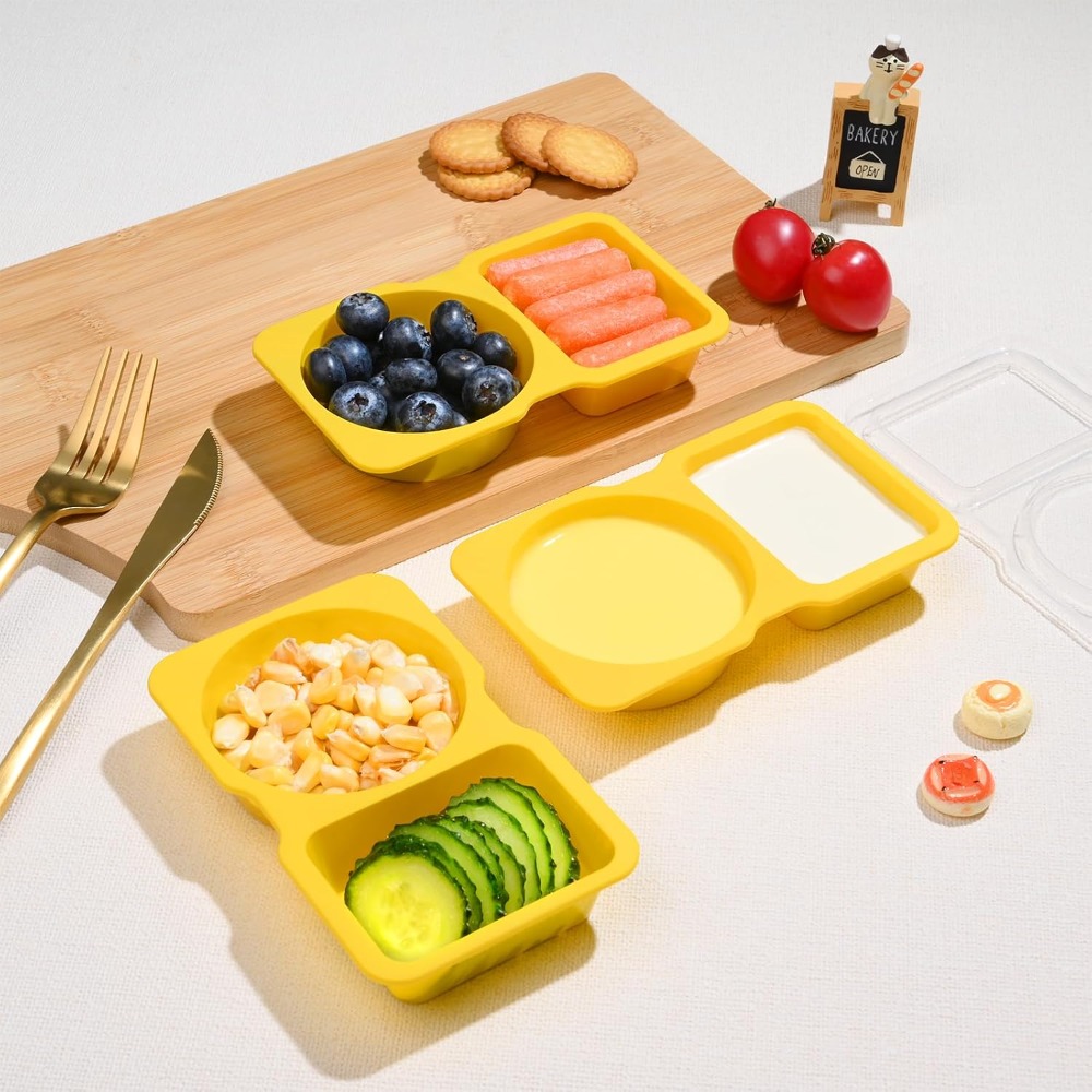 Contenitori per snack in plast - Food Storage Yellow recensione e prezzo